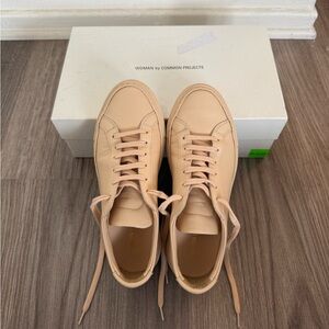 Common Projects Achilles Low Leather Sneakers in Box